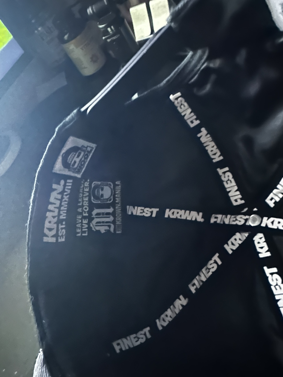 Queso x Krown Black Snapback Hat Limited Edition - photo 2