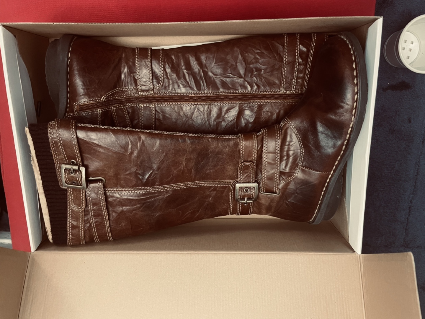 Aldo Leather Knee-High Boots - photo 2