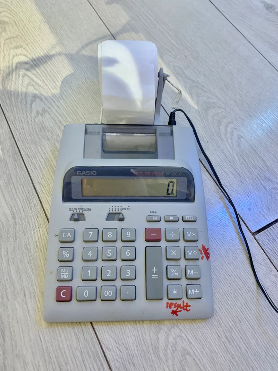 ‼️MOVING SALE‼️ MUST GO Casio 2-Color Print HR-150LC Calculator image indicator(4)