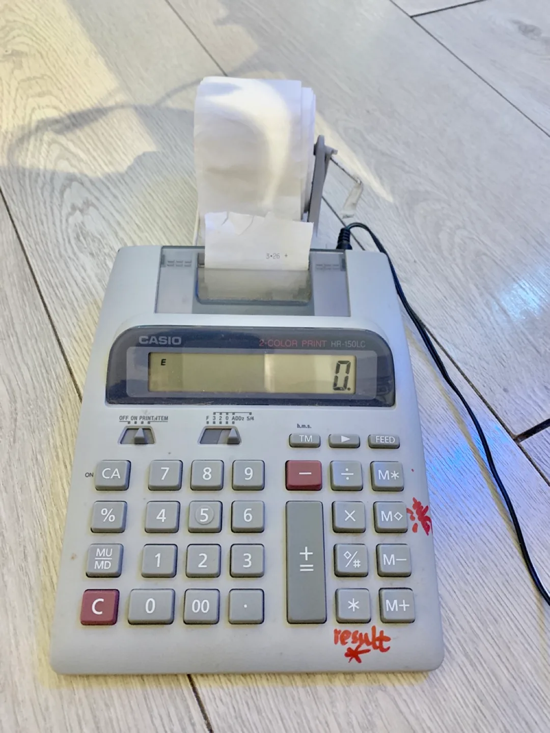 ‼️MOVING SALE‼️ MUST GO Casio 2-Color Print HR-150LC Calculator image indicator(5)