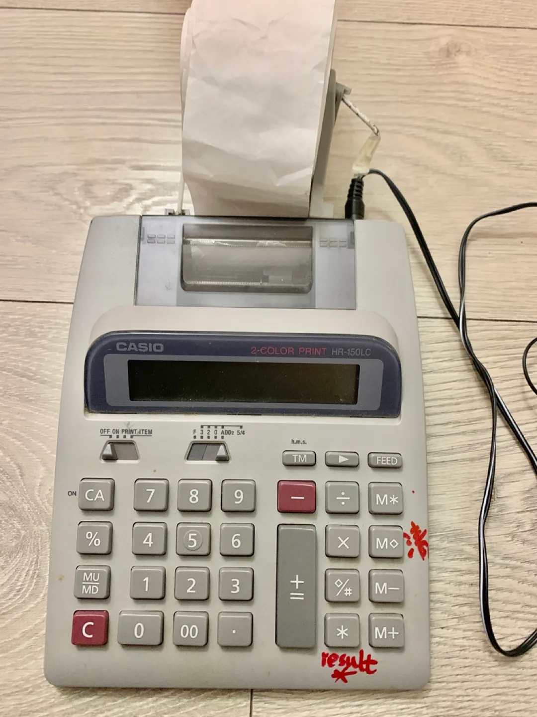 ‼️MOVING SALE‼️ MUST GO Casio 2-Color Print HR-150LC Calculator image indicator(2)