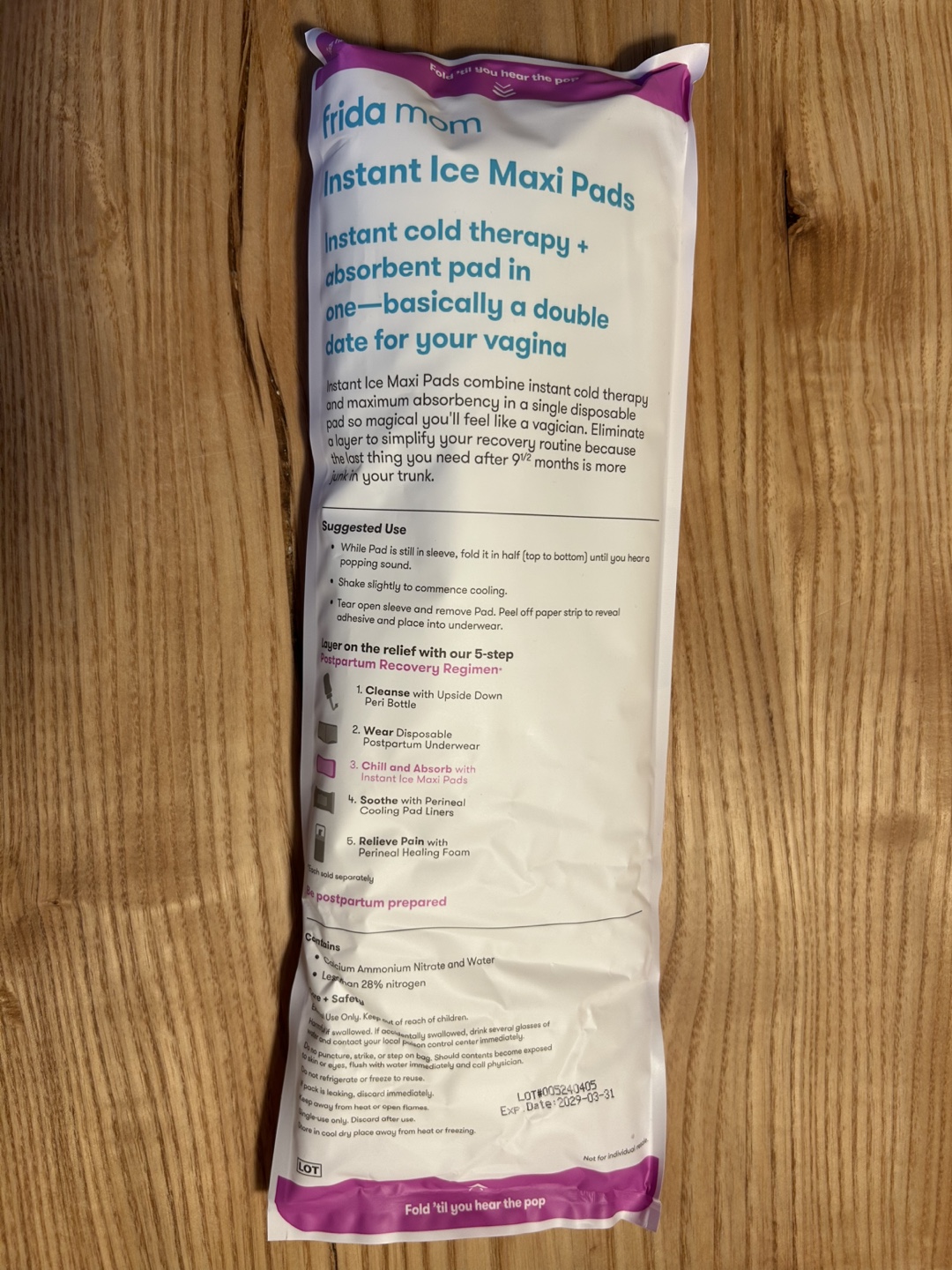 Frida Mom Instant Ice Maxi Pads - photo 2