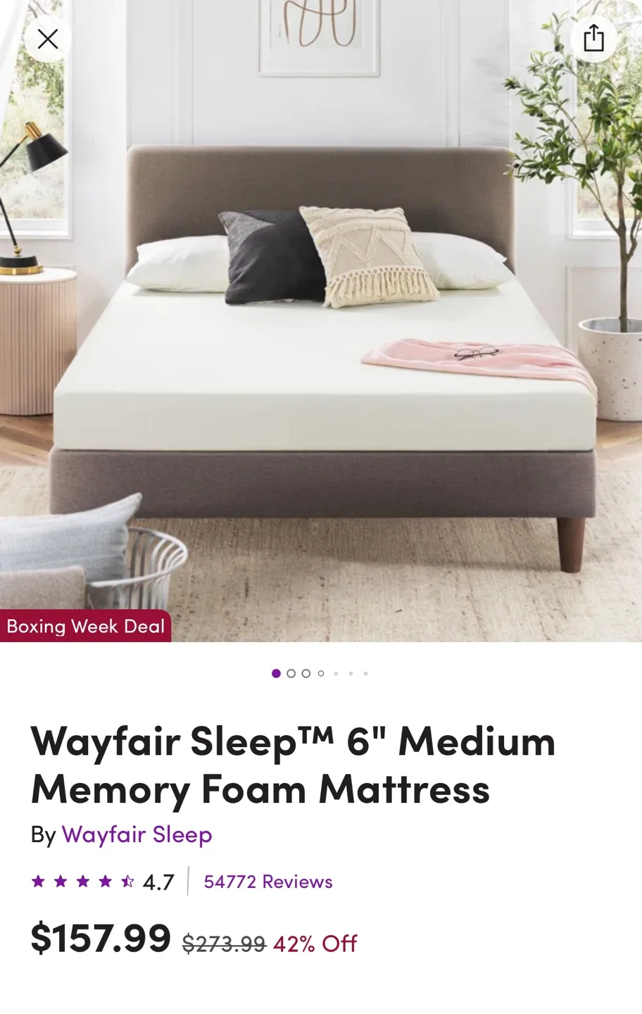 Full Over Full Bunk Bed and mattresses. image indicator(3)