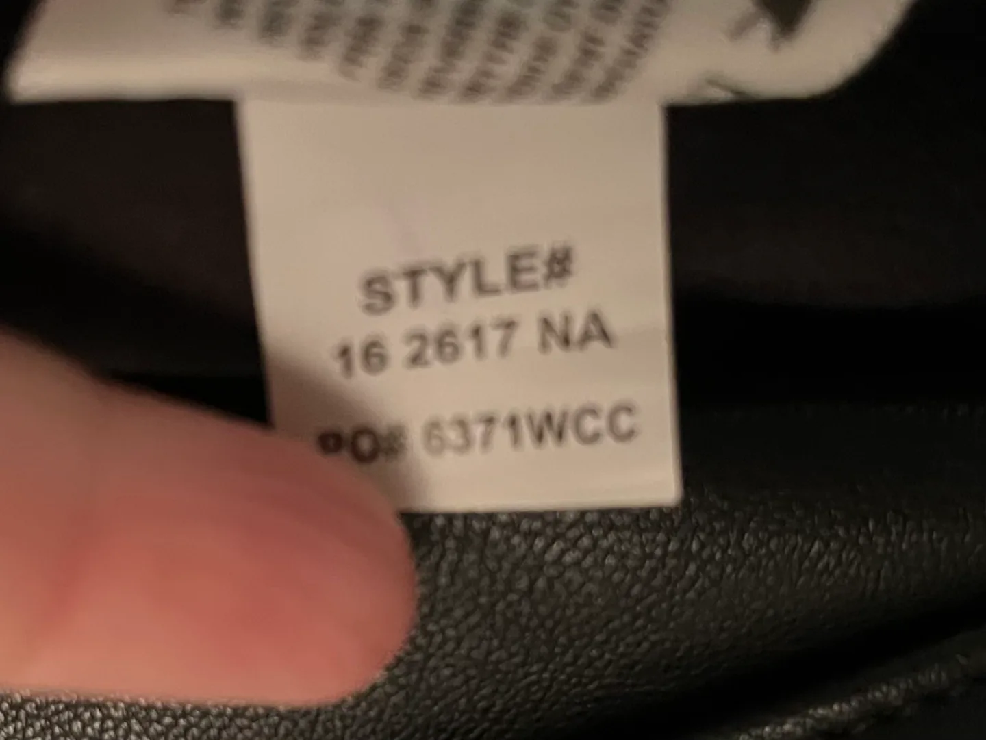 #freecycle JORDACHE Black Faux Leather Pants image indicator(9)