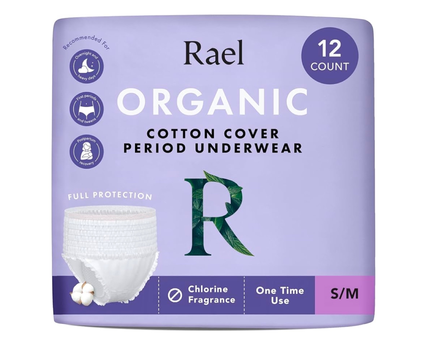 Rael Organic Disposable Underwear