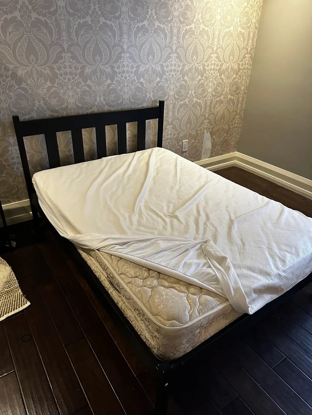 Double Bed Frame and Mattress image indicator(2)