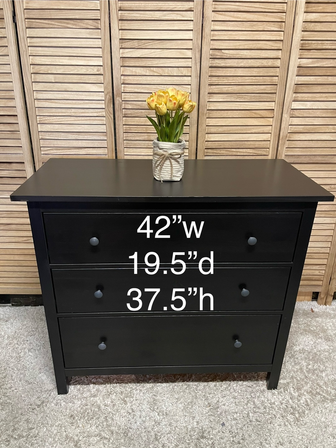 IKEA 3-Drawer Dresser - photo 4