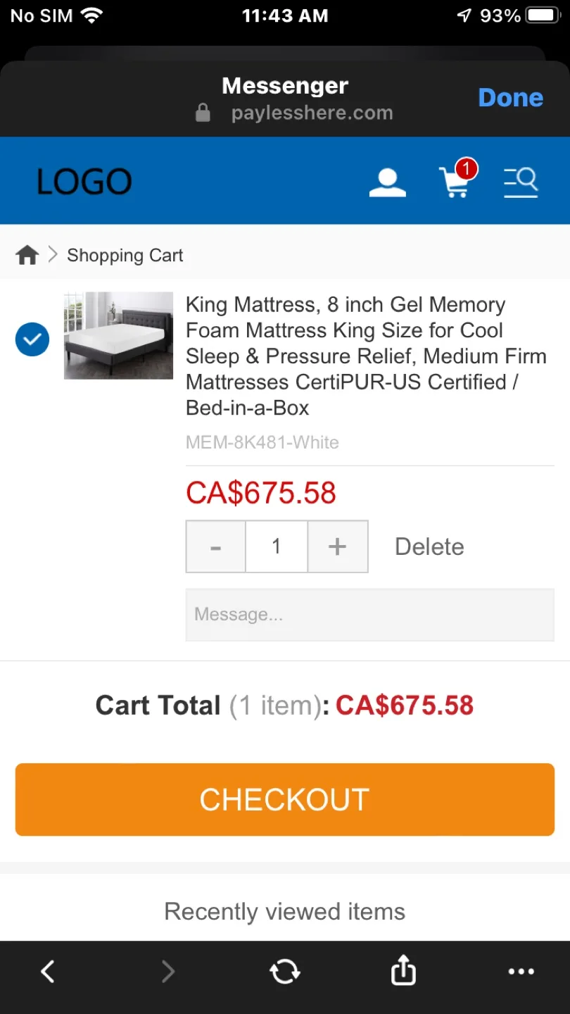 Brand new king size mattress still in the box image indicator(3)
