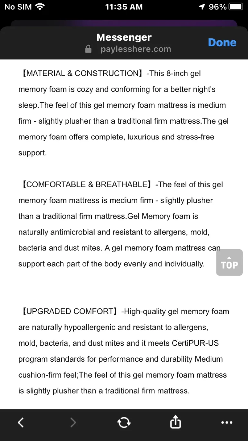 Brand new king size mattress still in the box image indicator(4)