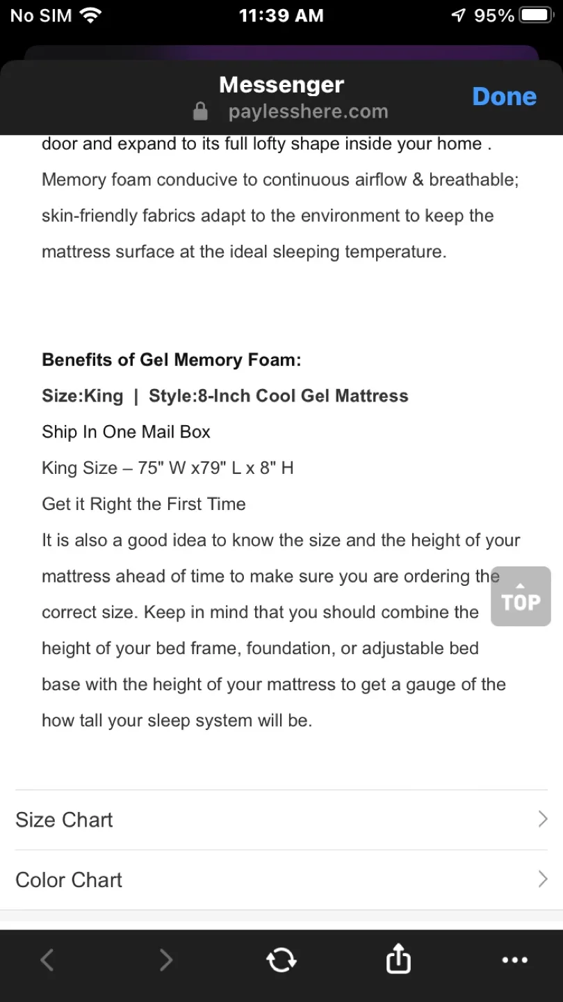 Brand new king size mattress still in the box image indicator(7)