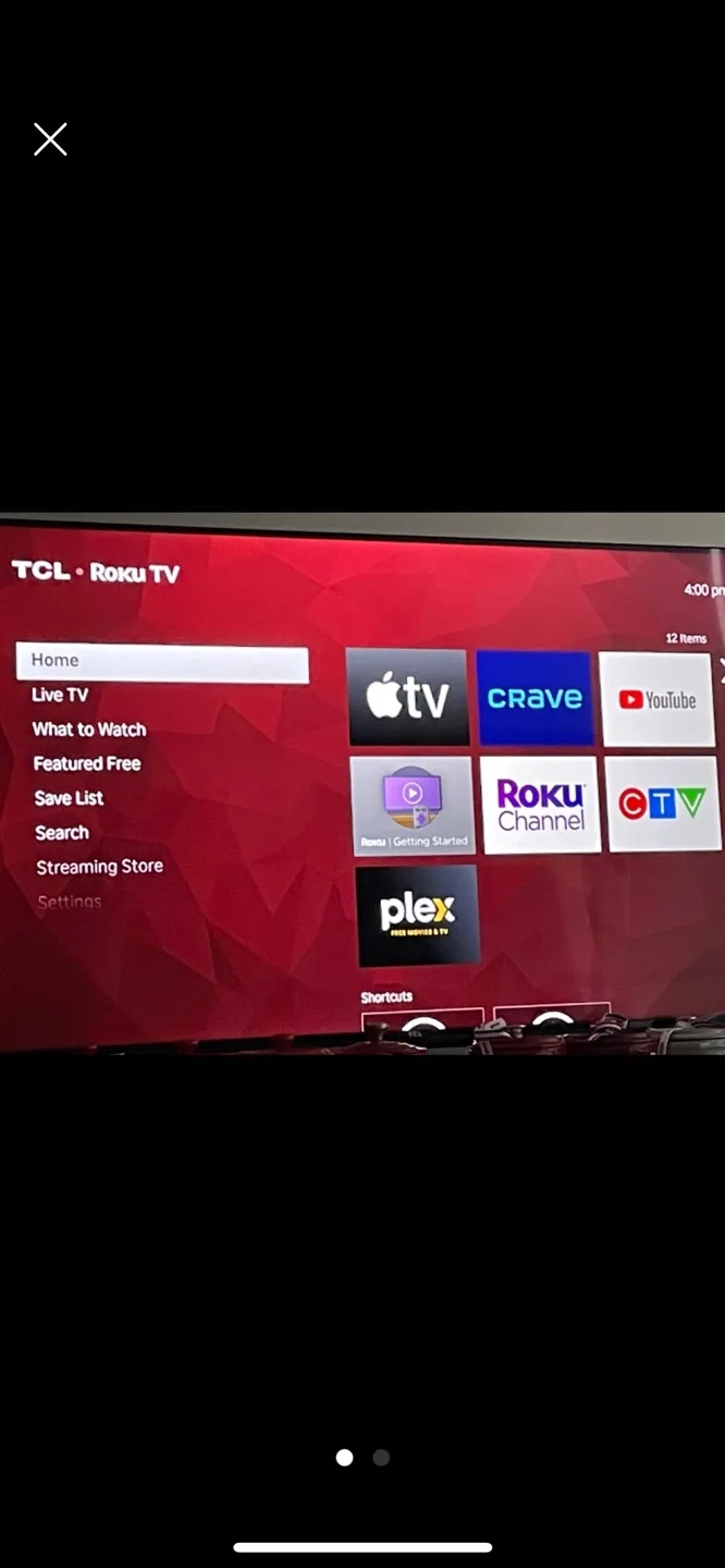 43” TCL Roku smart TV image indicator(2)