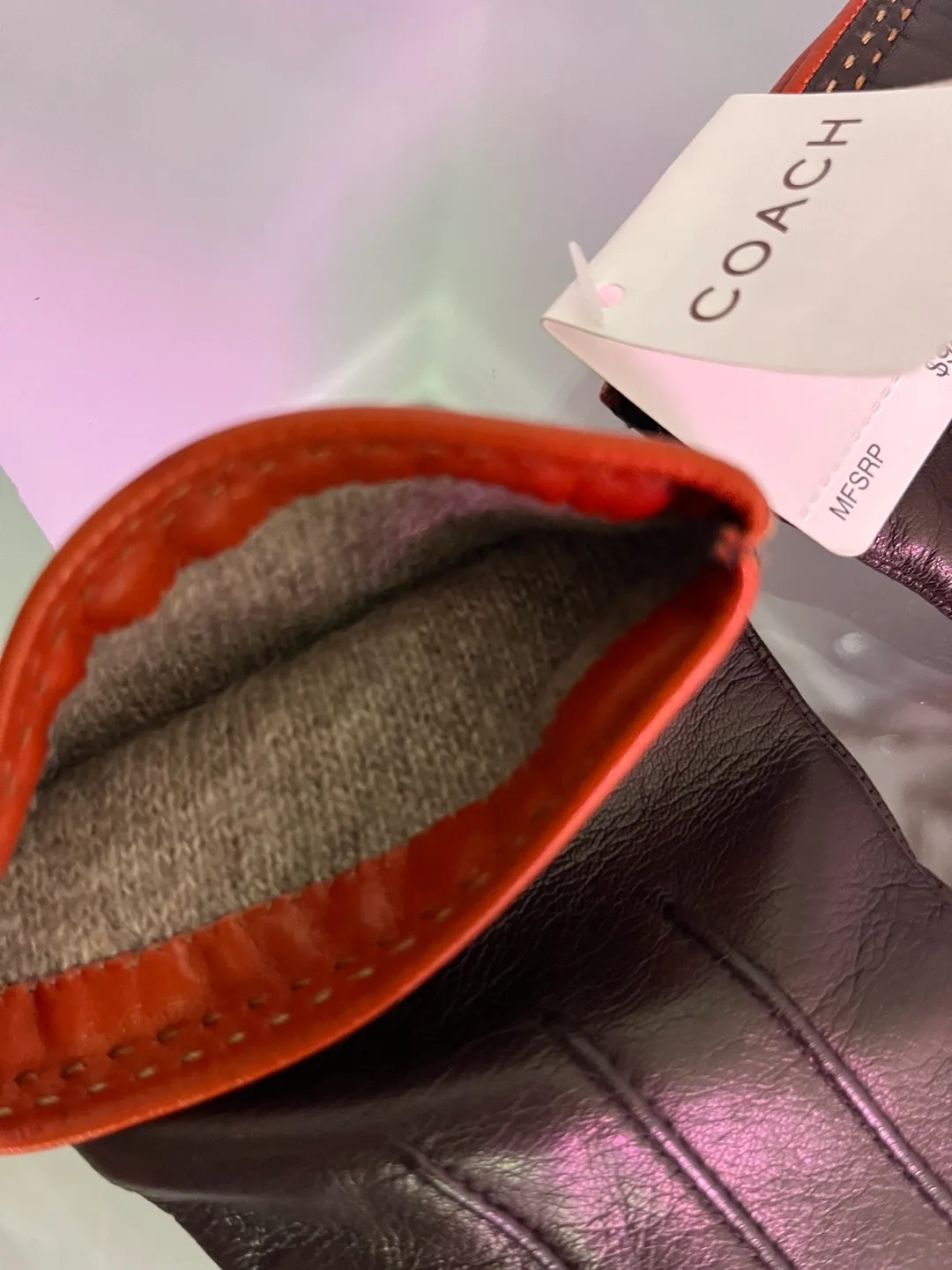 Coach Leather Gloves image indicator(4)