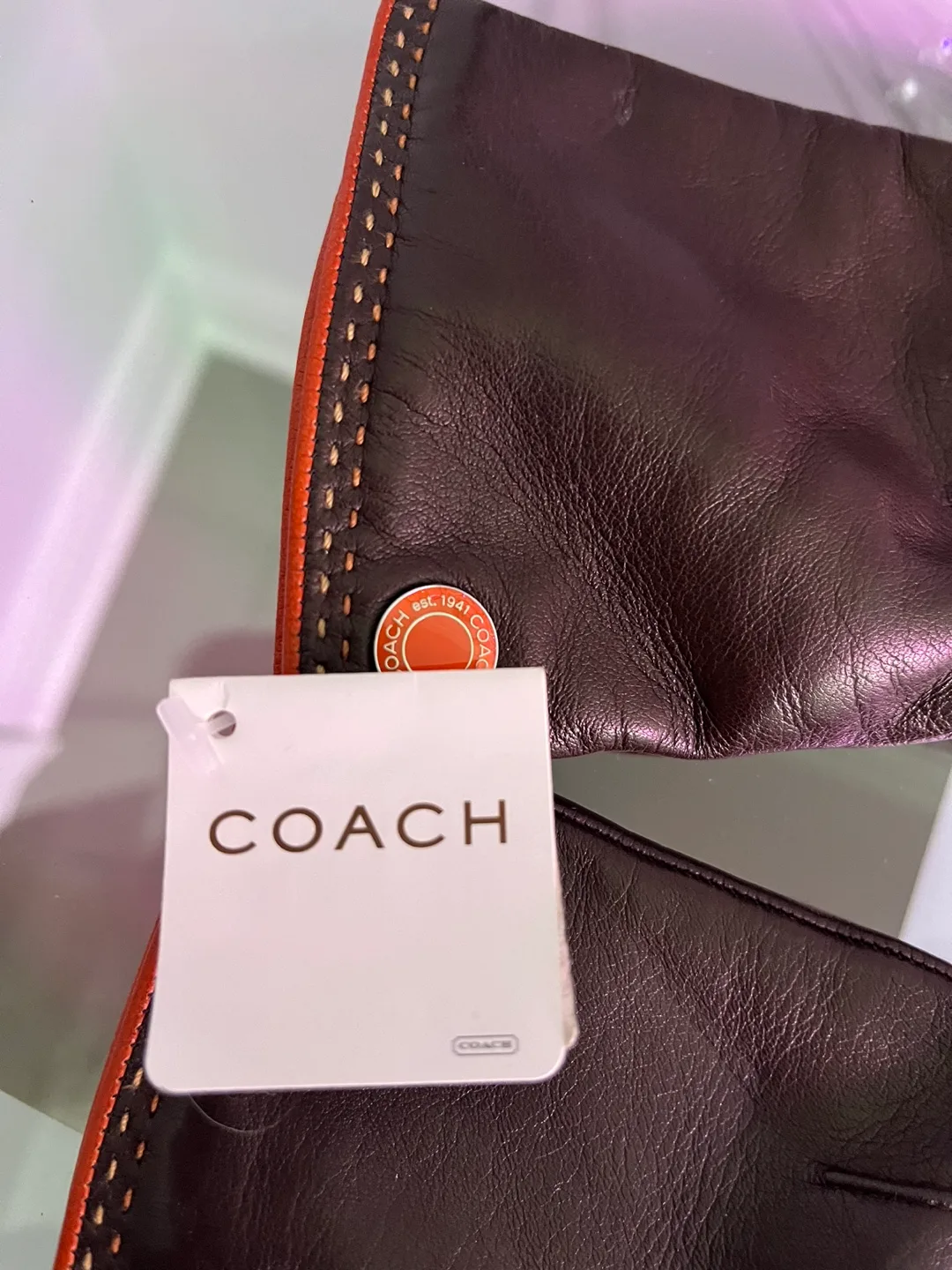 Coach Leather Gloves image indicator(2)