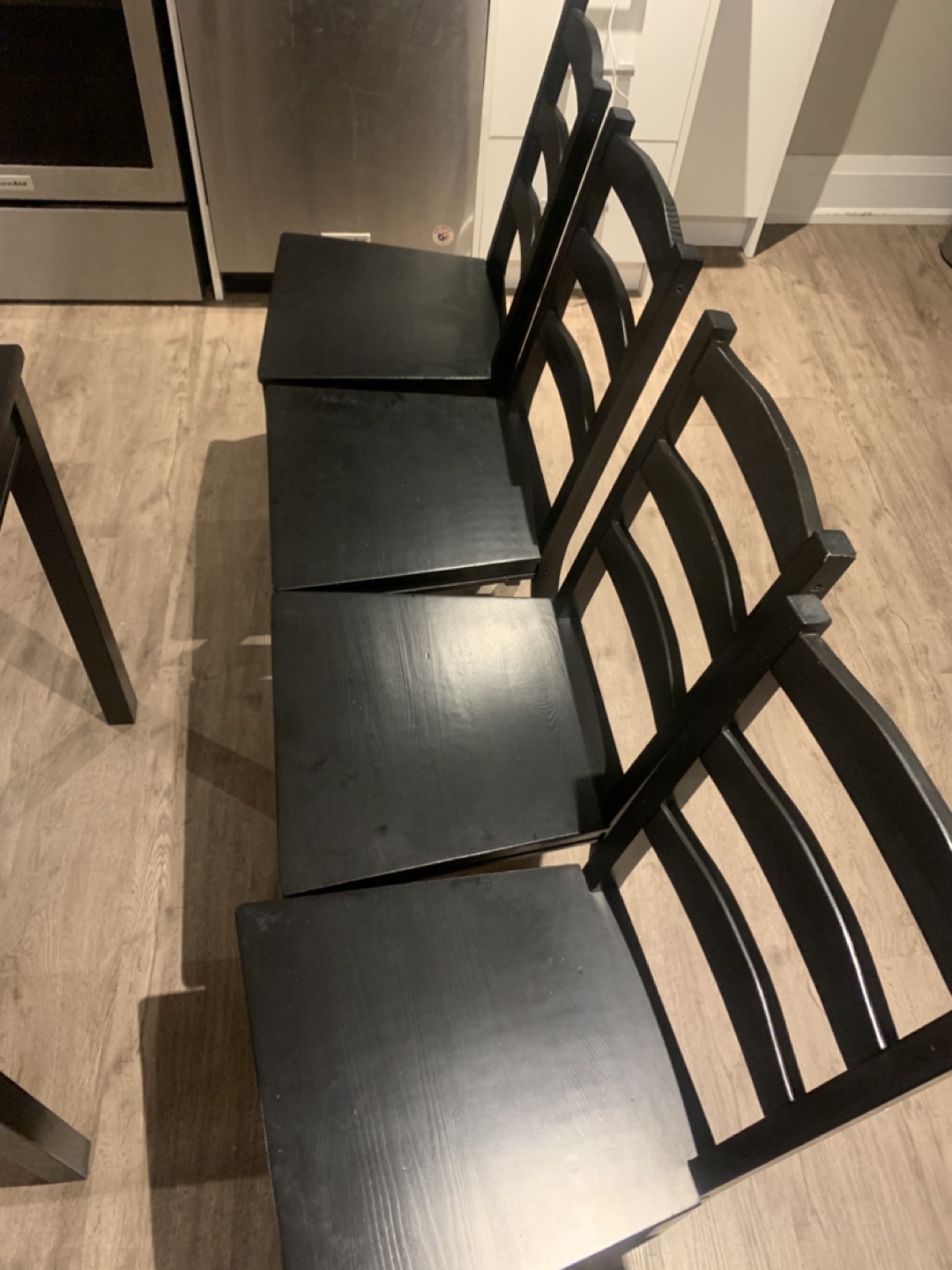 IKEA 4-person Dining Table & Chairs - photo 3
