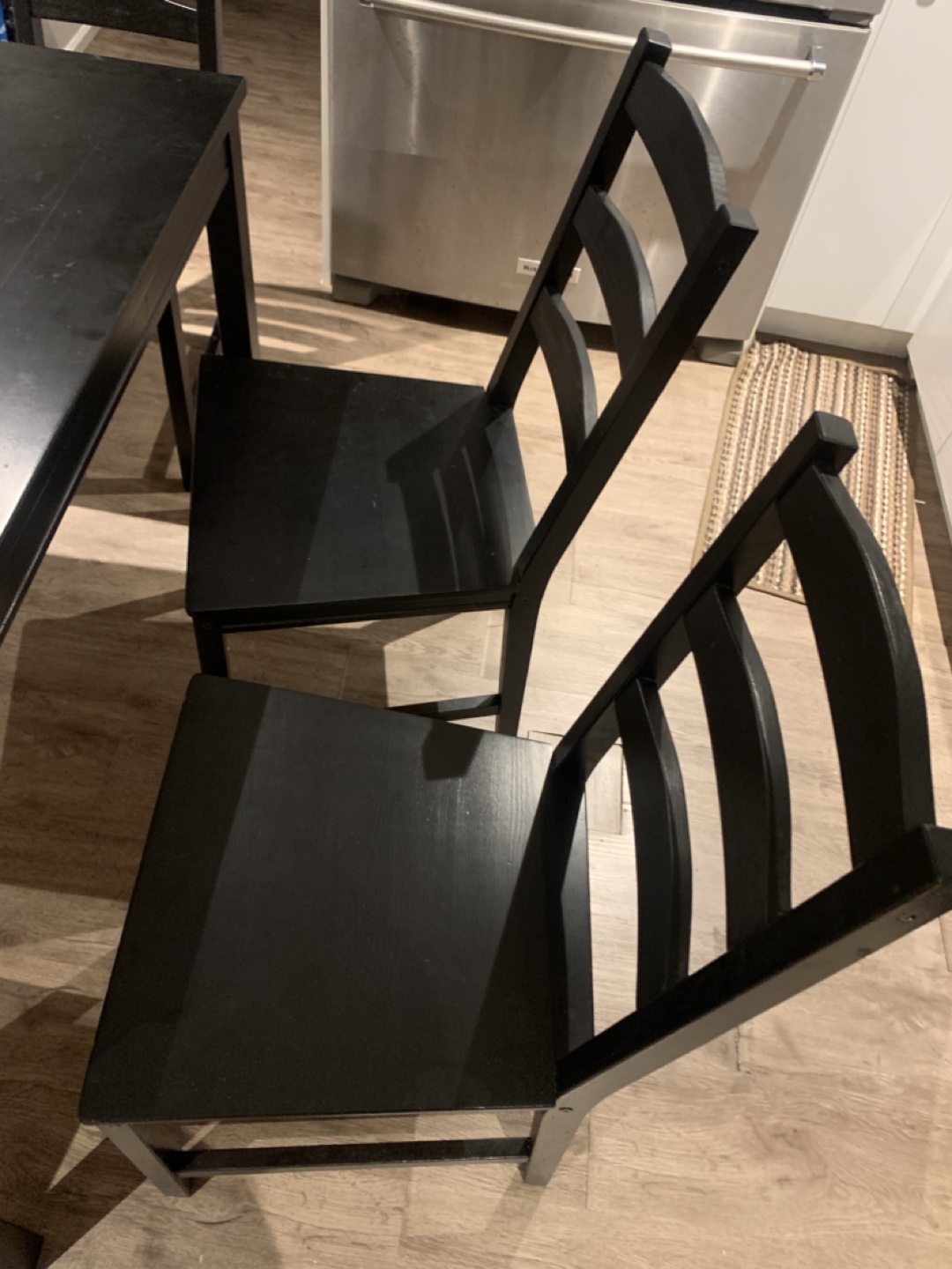 IKEA 4-person Dining Table & Chairs - photo 4