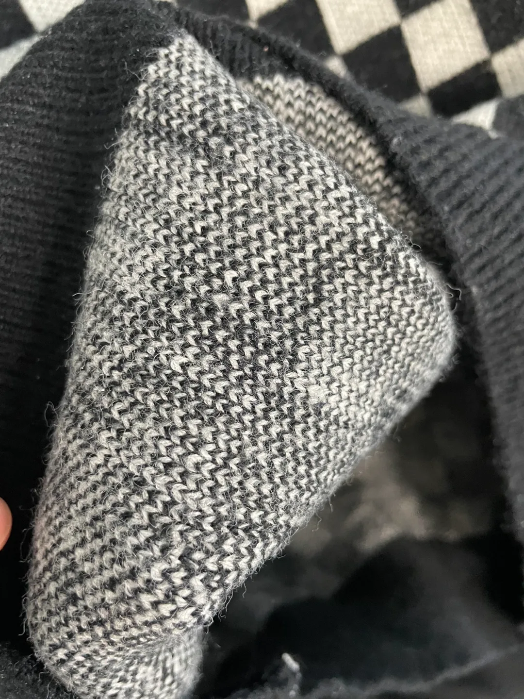 Oak + Fort Checkered Knit Vest image indicator(5)