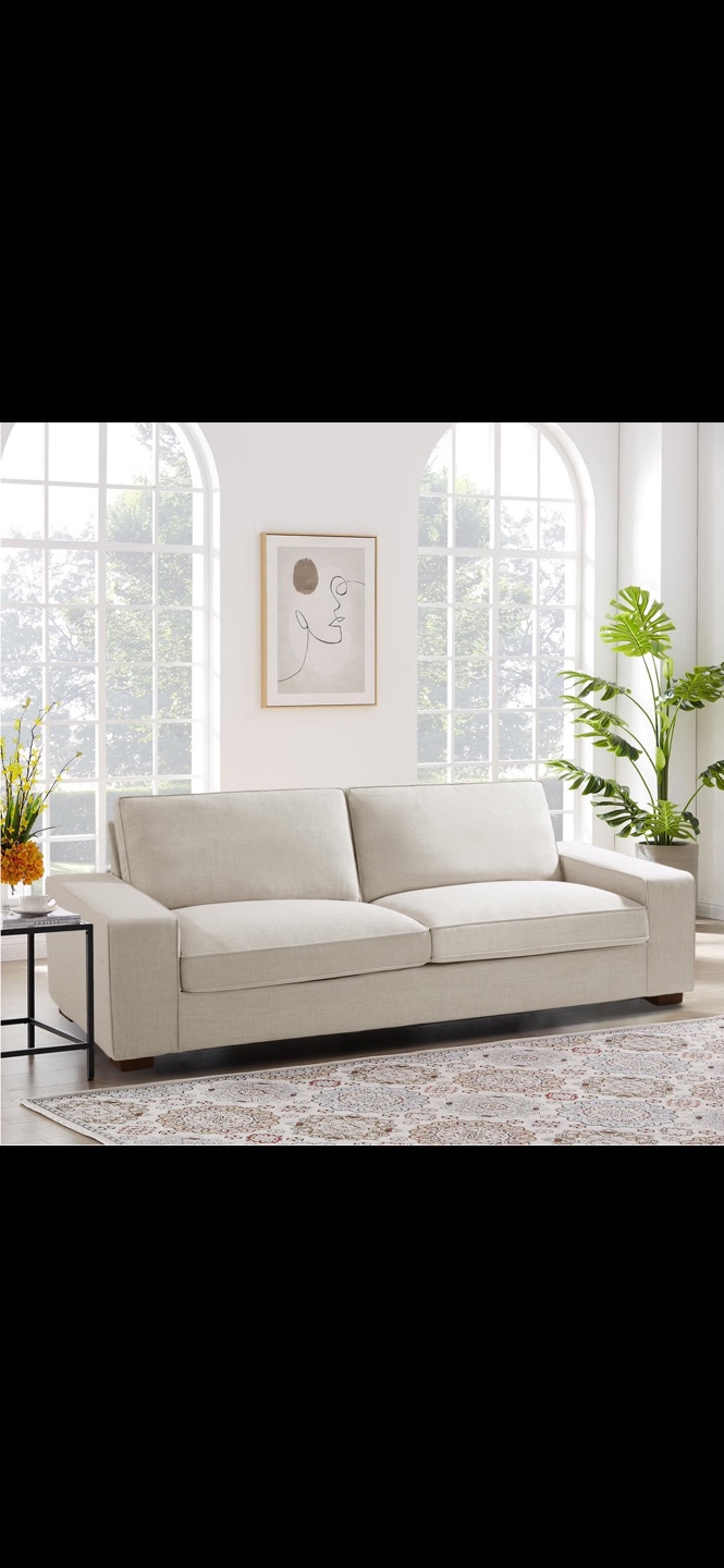 Beige Loveseat sofa