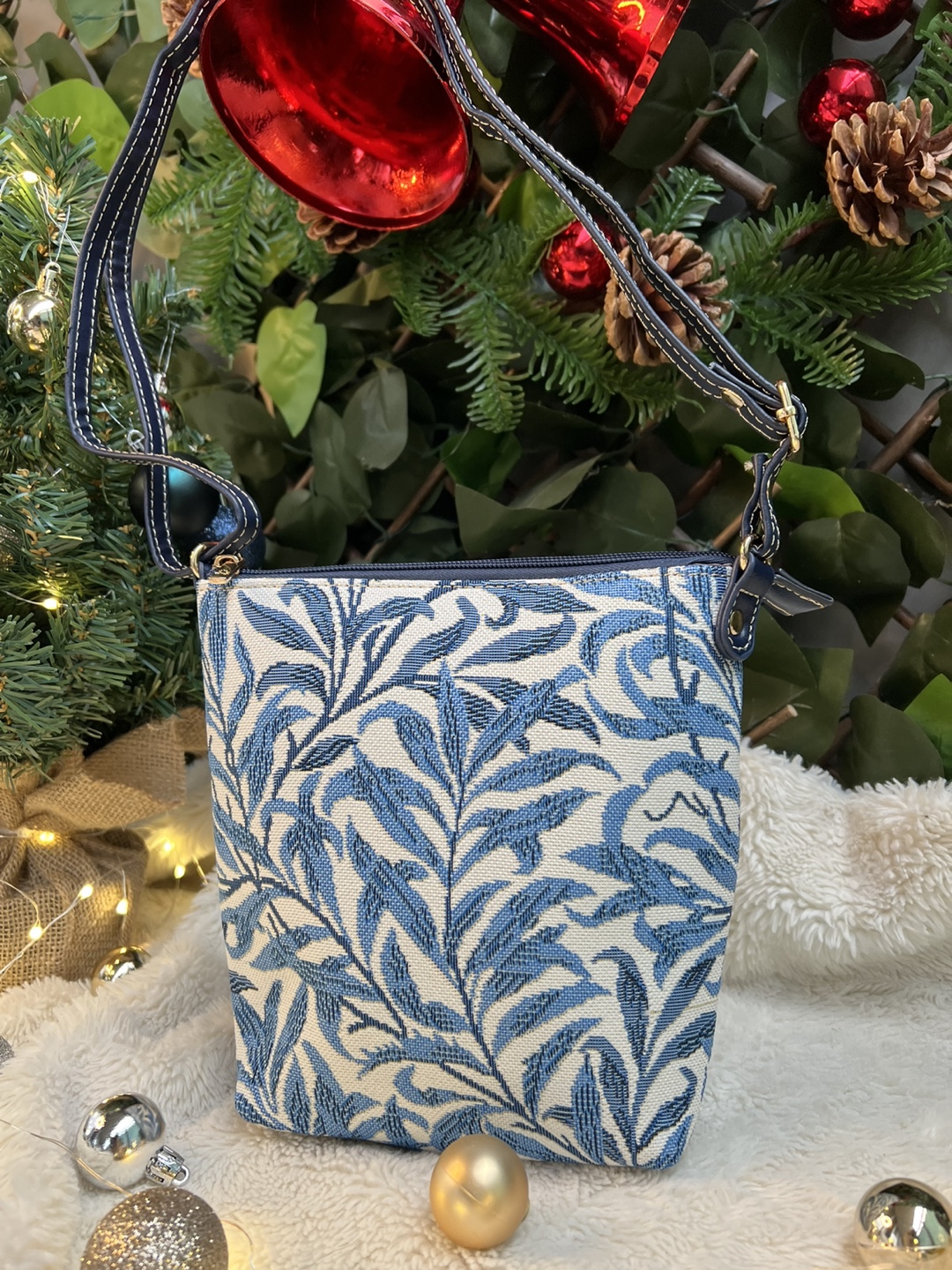 Cross body purse with pockets - winter edition (2 pockets) - photo 5