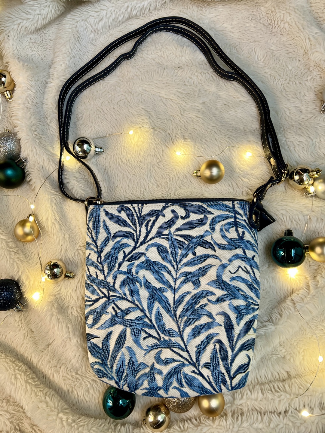 Cross body purse with pockets - winter edition (2 pockets) - photo 2