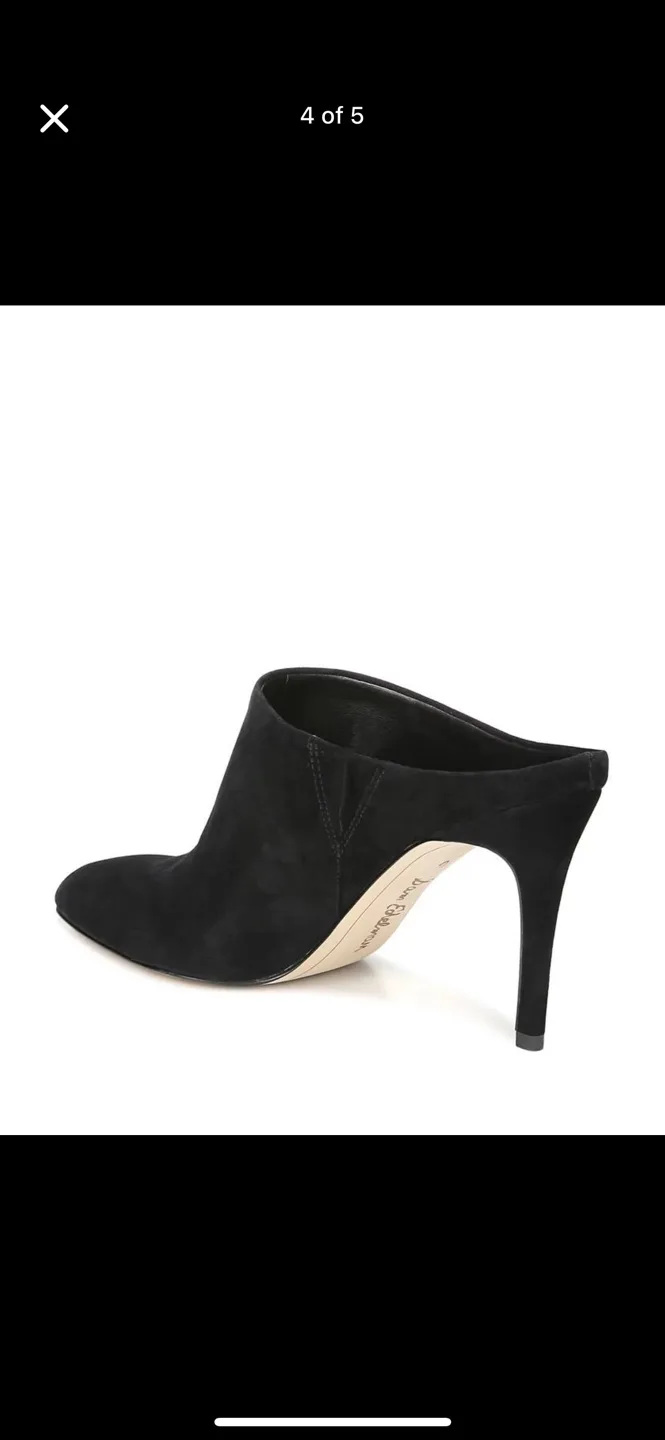BNIB sam edelman size 9.5 suede mules image indicator(4)