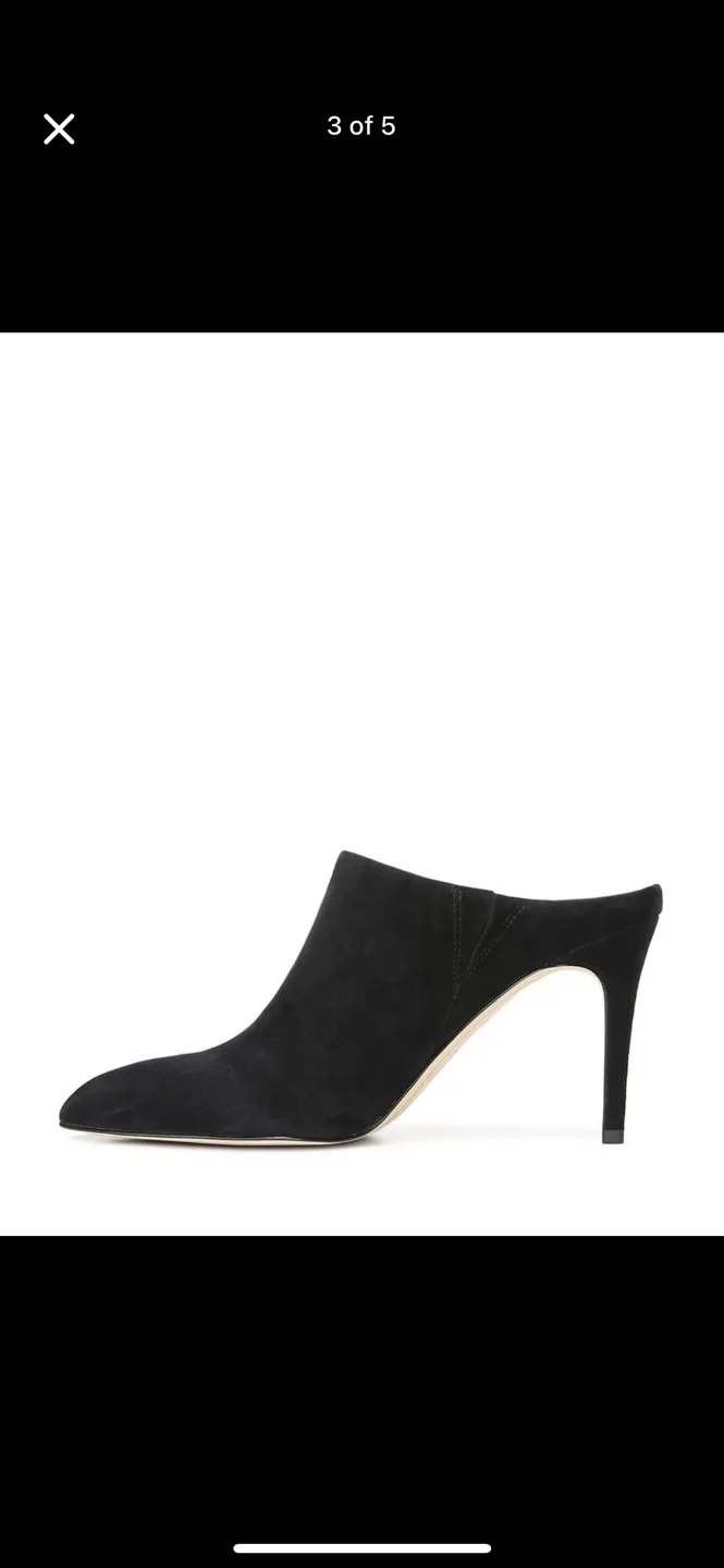 BNIB sam edelman size 9.5 suede mules image indicator(3)