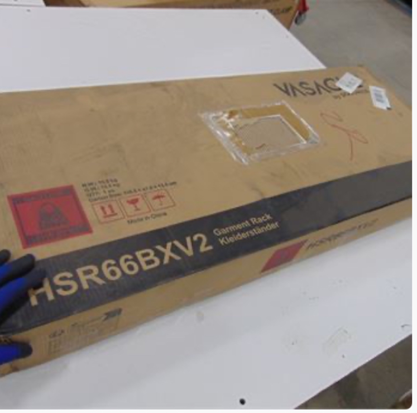 (BRAND NEW) VASAGLE Garment Rack with Shelves and Wheels - photo 2
