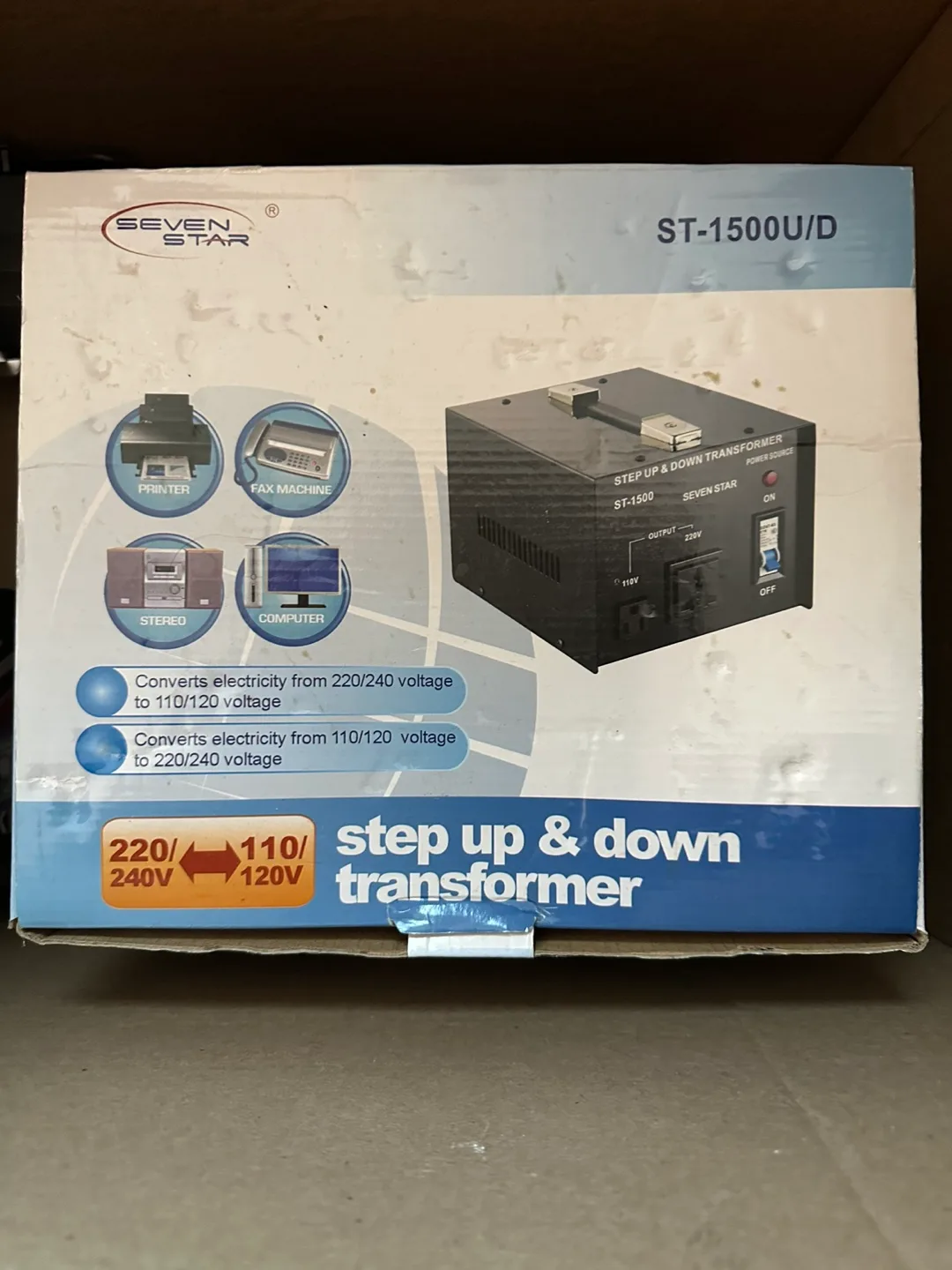 Seven Star ST-1500 Step Up & Down Transformer image indicator(4)