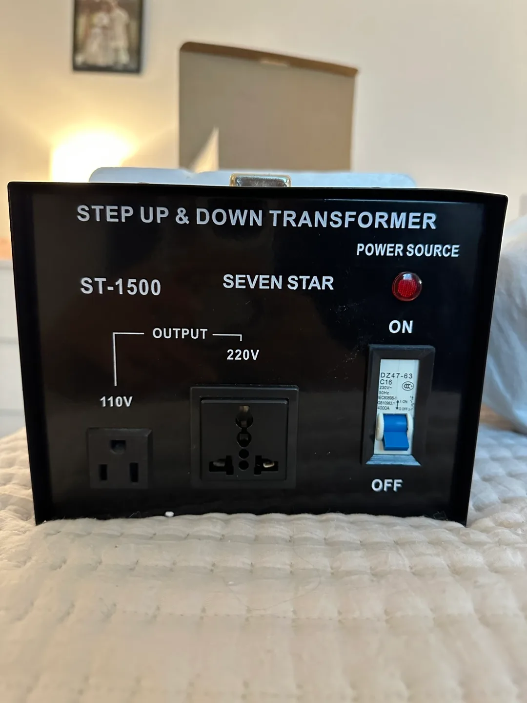 Seven Star ST-1500 Step Up & Down Transformer image indicator(5)