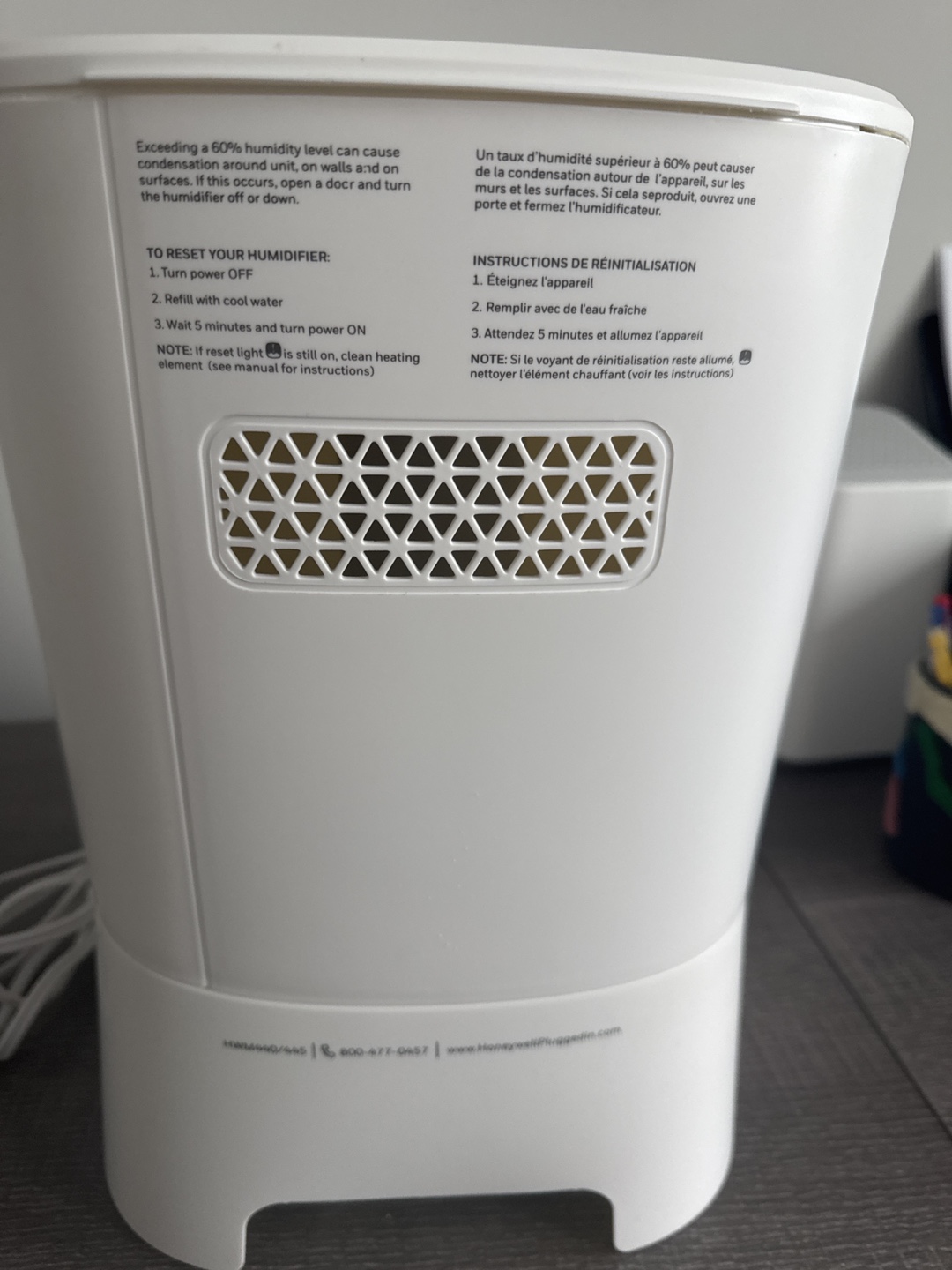 Honeywell Top Fill Warm Mist Humidifier - photo 3