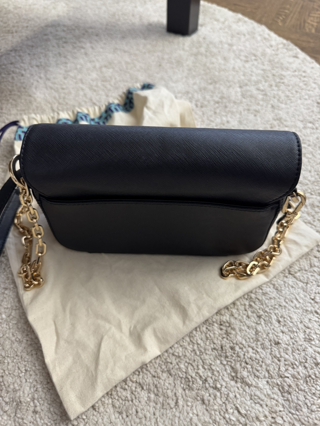 Authentic Tory Burch Black Chain Bag - photo 3