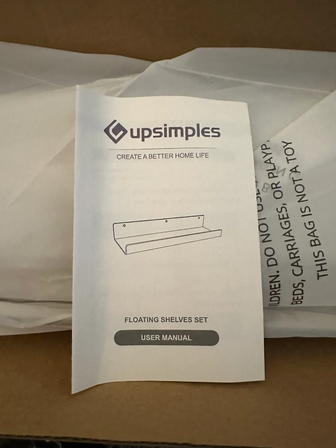 New Upsimples Floating Shelves Set image indicator(2)