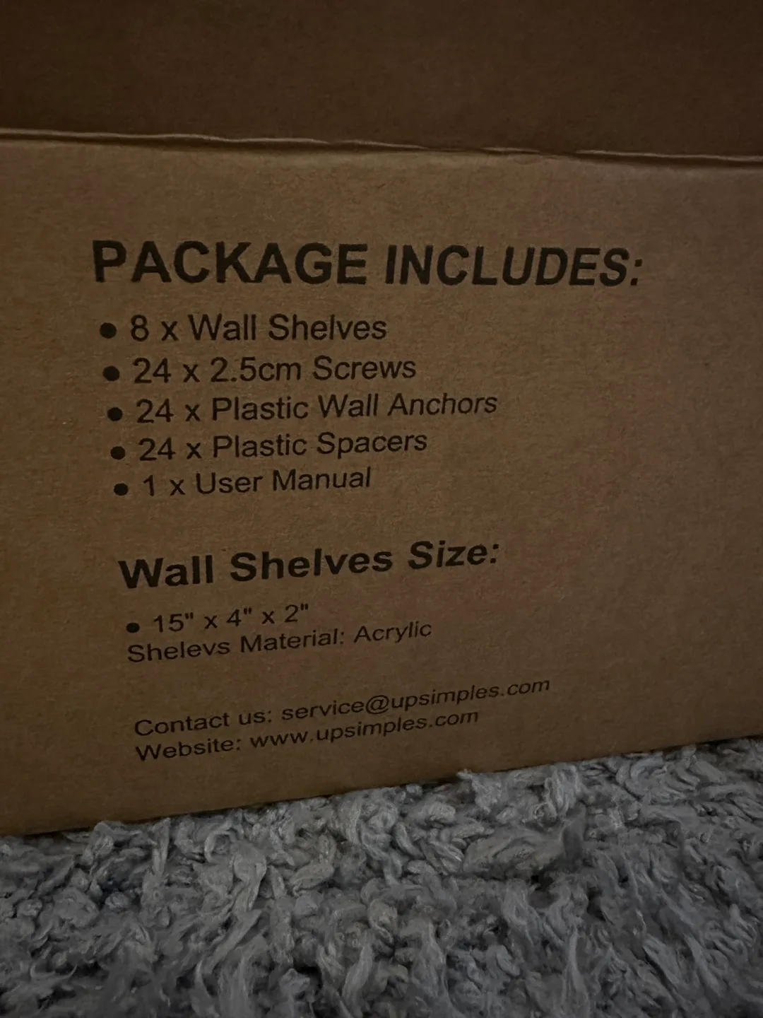 New Upsimples Floating Shelves Set image indicator(3)