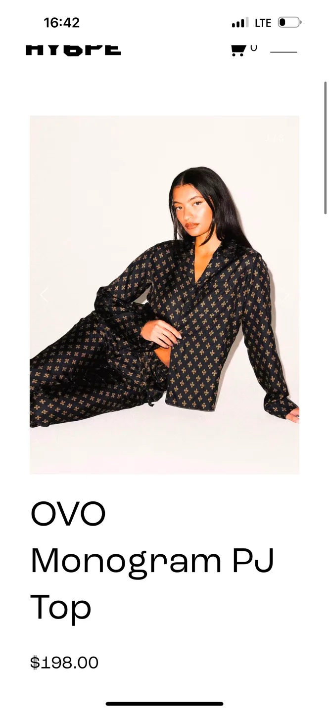 Set pijama OVO Silk top and pant thumbnail