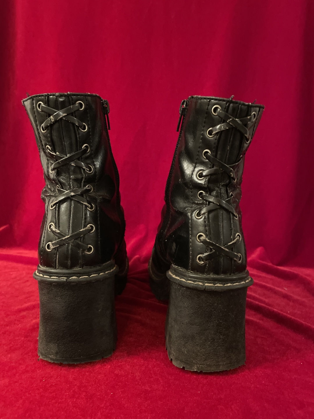 Black Platform Boots - photo 2