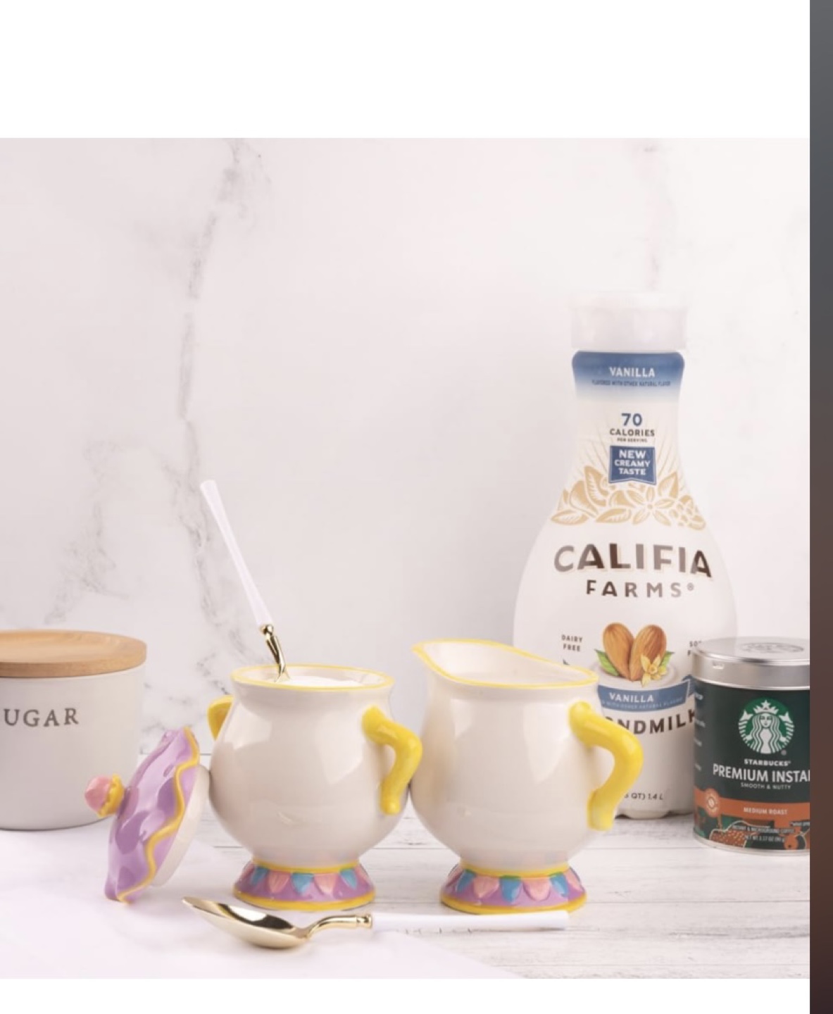 Beauty and the Beast Sugar and Creamer Set - photo 3
