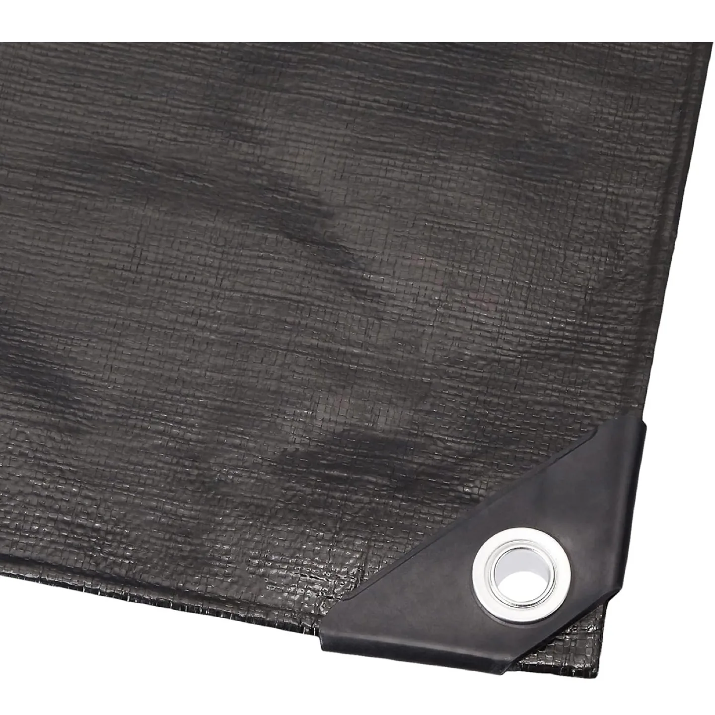 2-Pack,AmazonCommercial Heavy Duty Black Poly Tarp, 6 x 8 ft. image indicator(4)