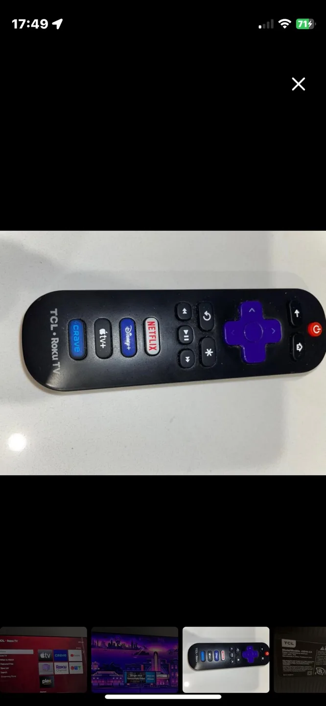 43” TCL Roku smart TV image indicator(4)