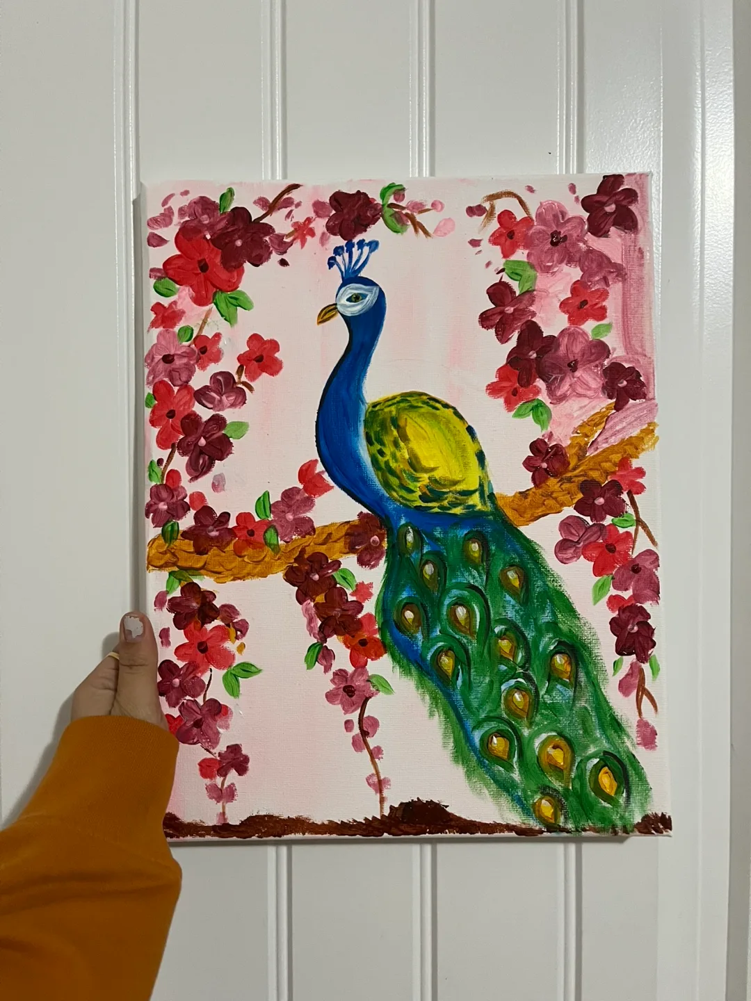 Peacock Painting on Canvas image indicator(3)