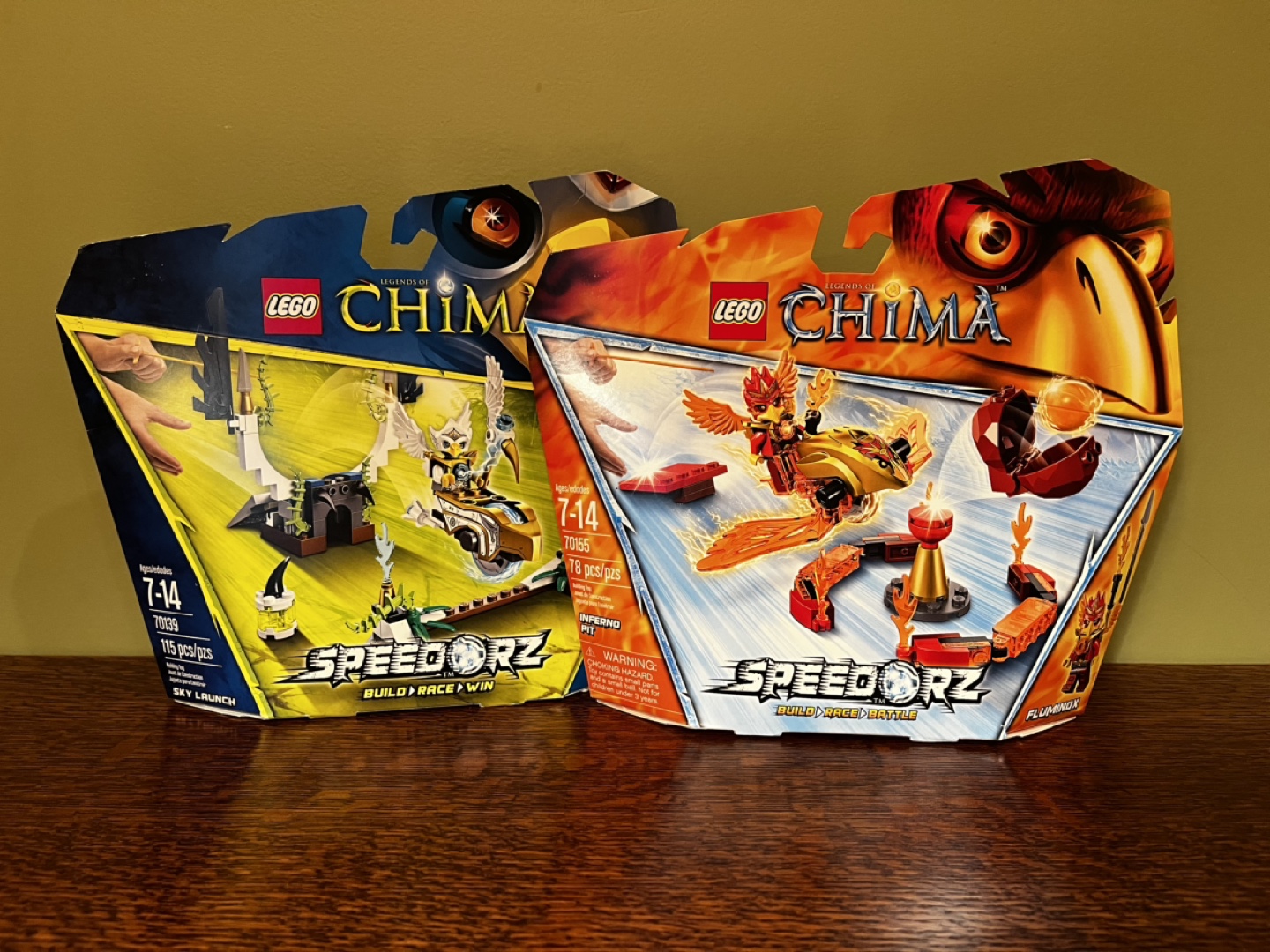 LEGO Chima Speedorz / Sky Launch + Inferno Pit (2 Sets)