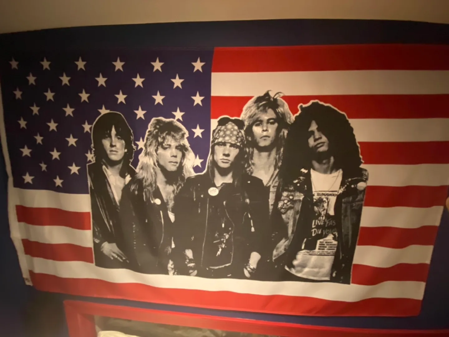 Guns N' Roses American Flag Wall Banner image indicator(7)