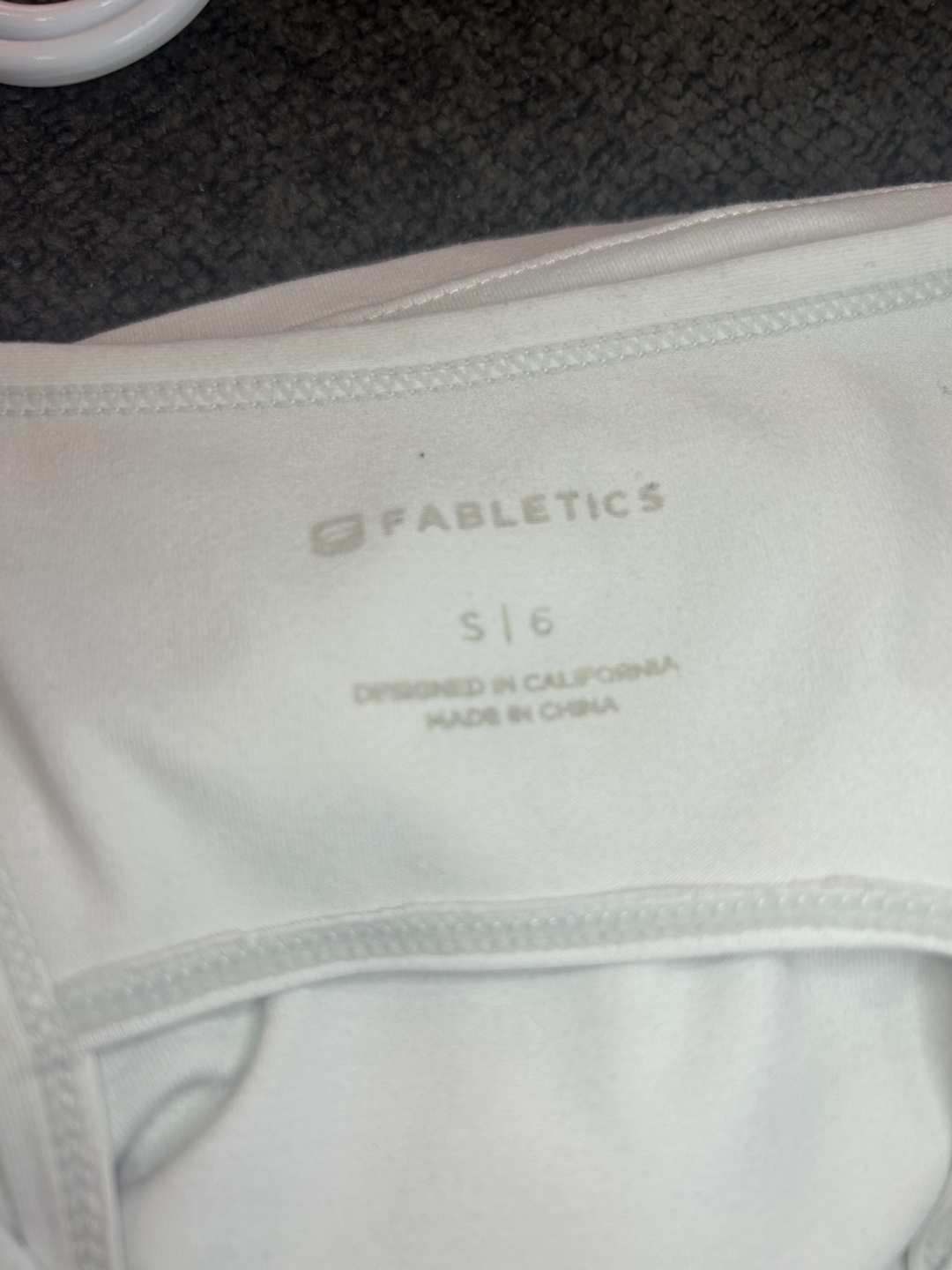 Fabletics White Workout Tank Top Size Small - photo 3