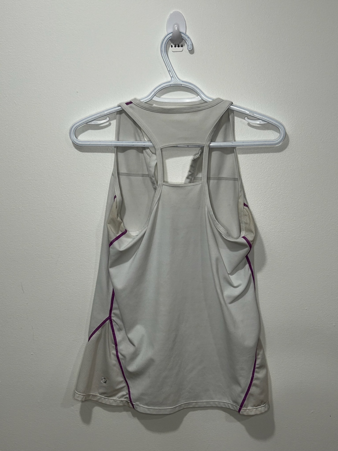 Fabletics White Workout Tank Top Size Small - photo 2