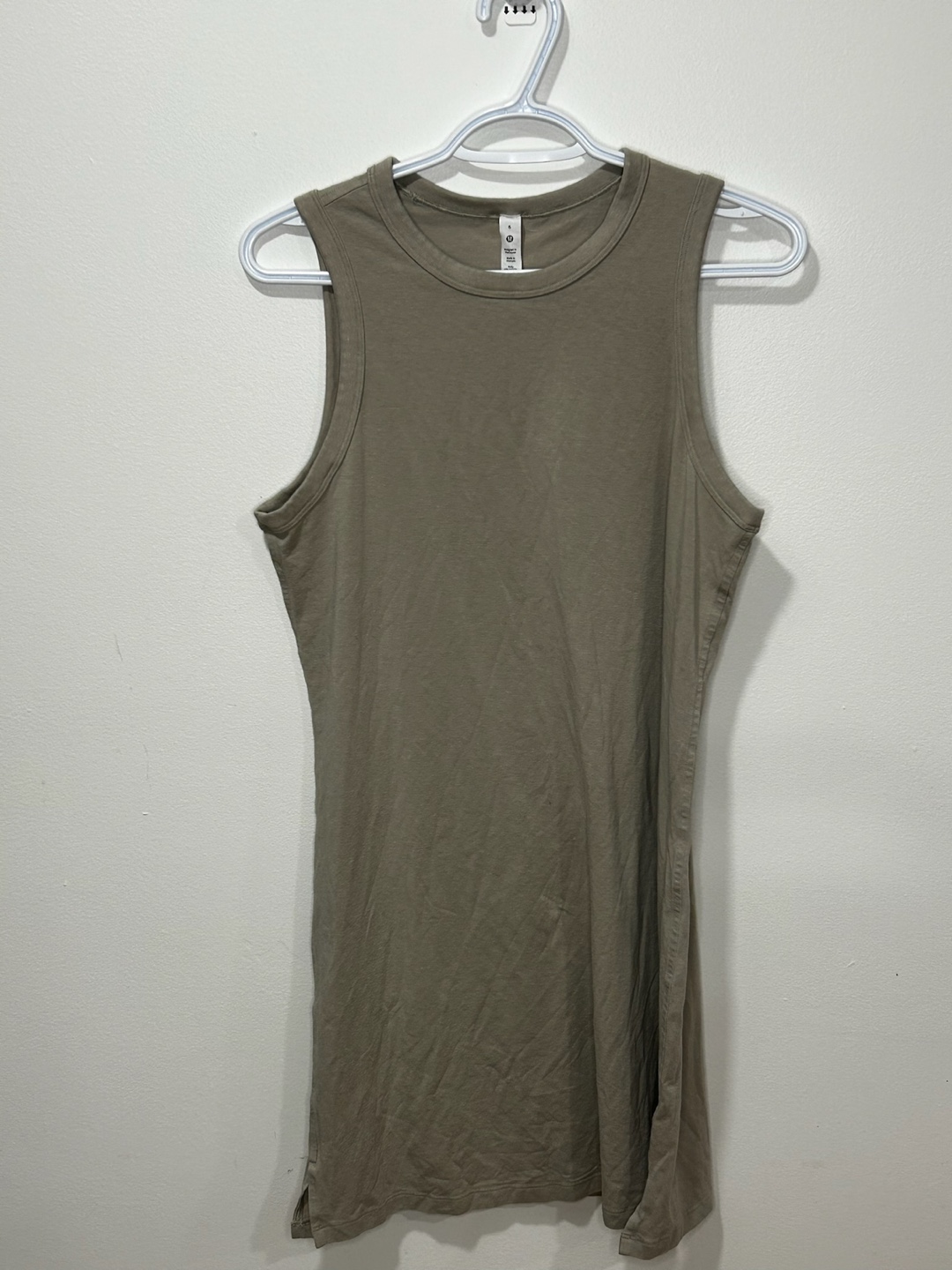 Lululemon Size 6 Green Tank Dress