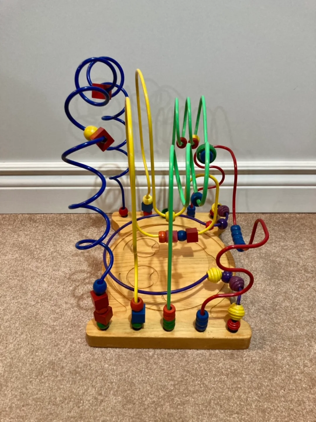 Large Educo wooden beads maze image indicator(2)