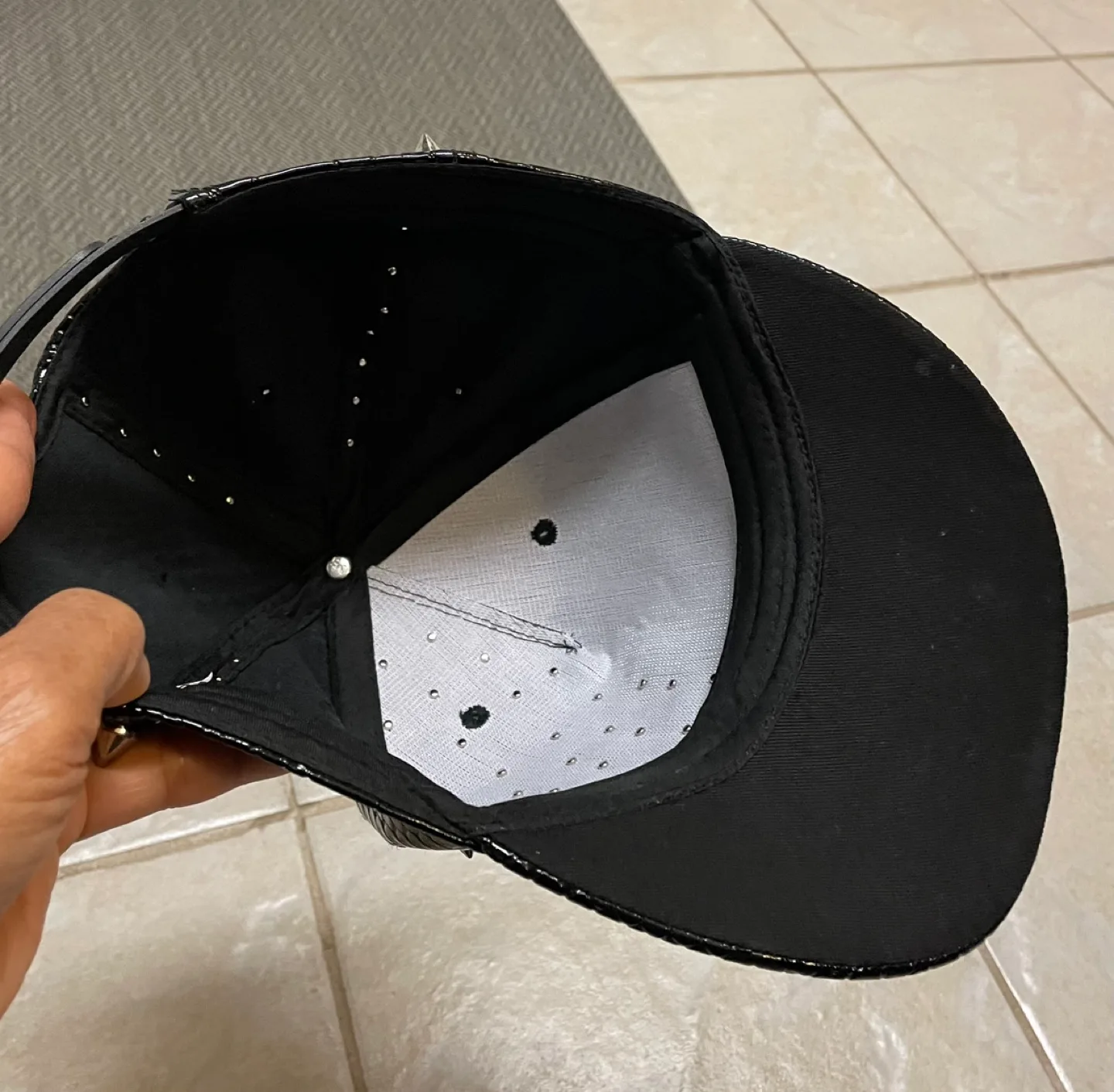Black Spiked Baseball Cap image indicator(3)