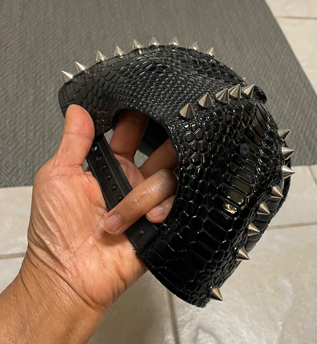Black Spiked Baseball Cap image indicator(2)