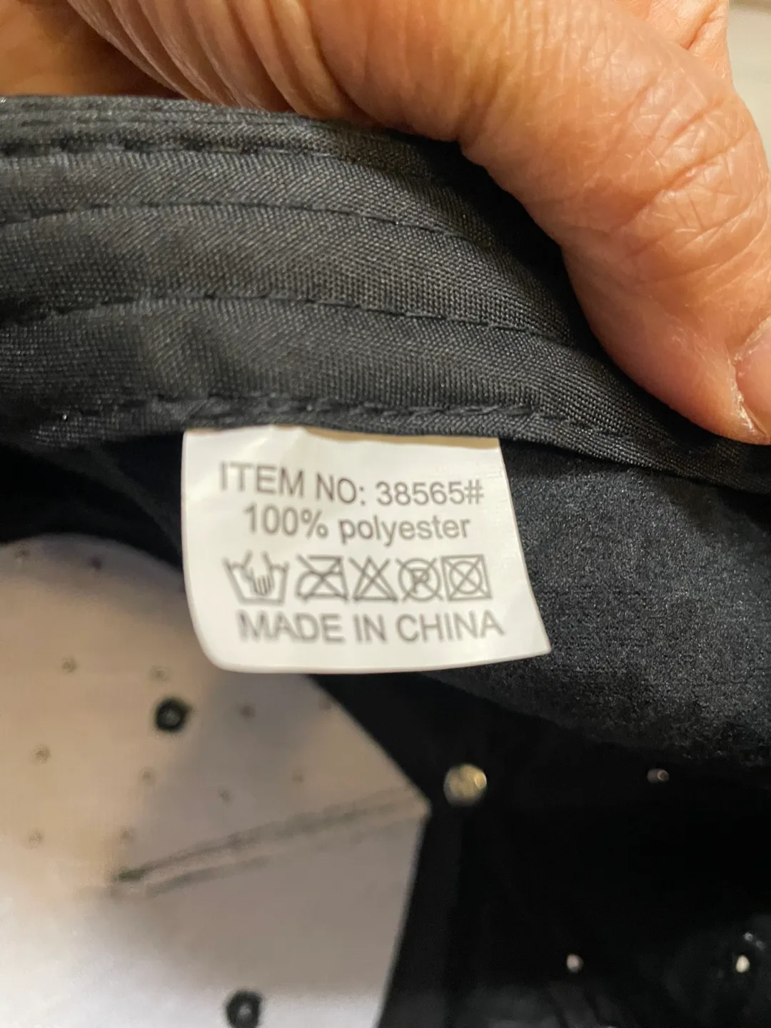 Black Spiked Baseball Cap image indicator(4)