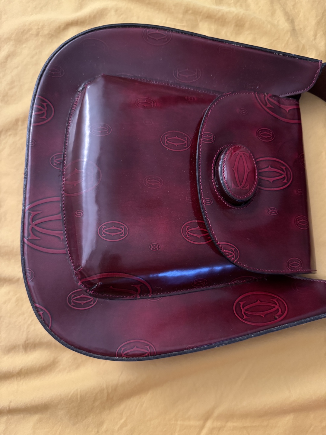 Vintage Cartier Leather Shoulder Bag - photo 3