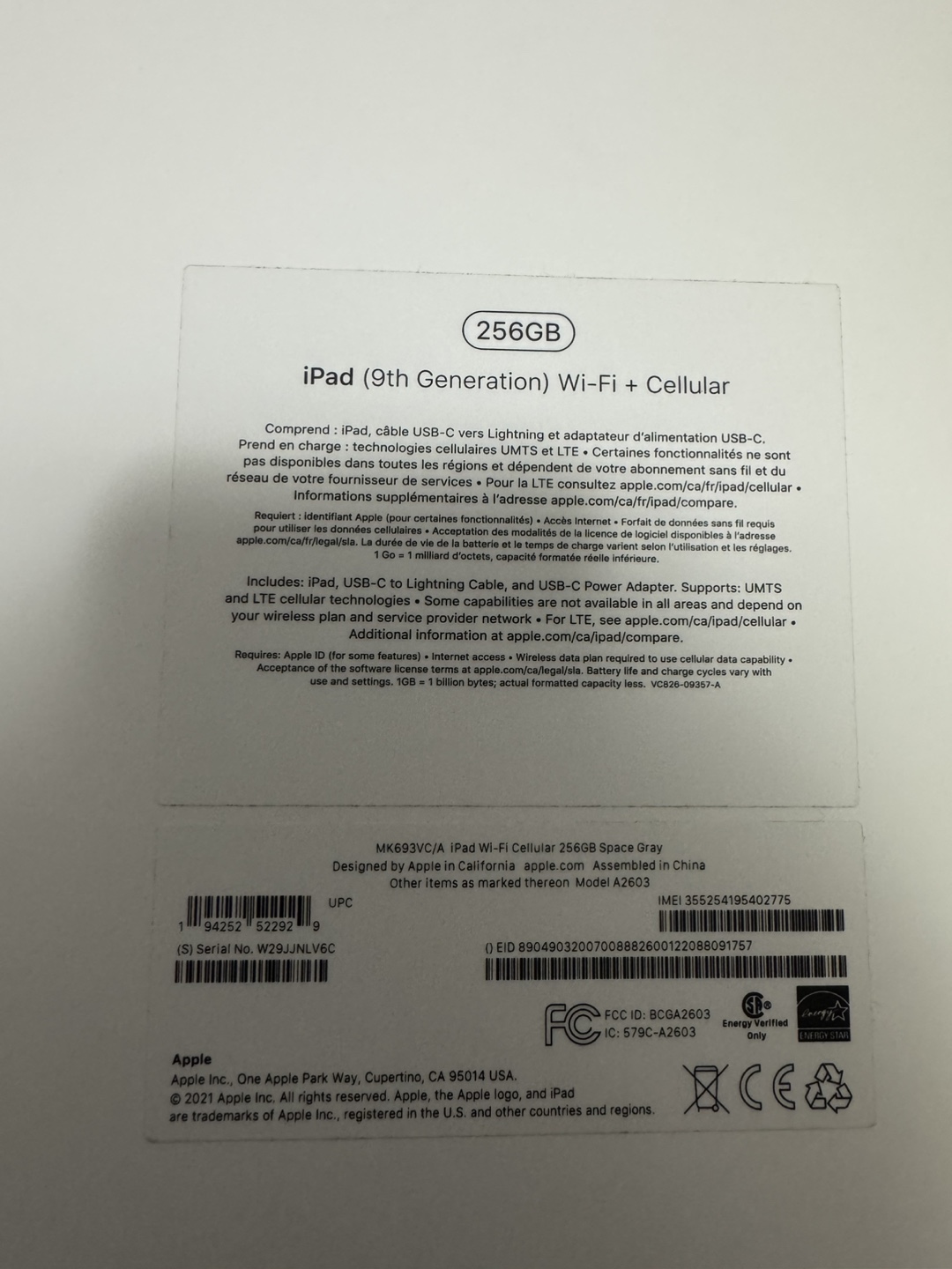 Ipad (9th Generation) Wifi+Cellular - photo 4