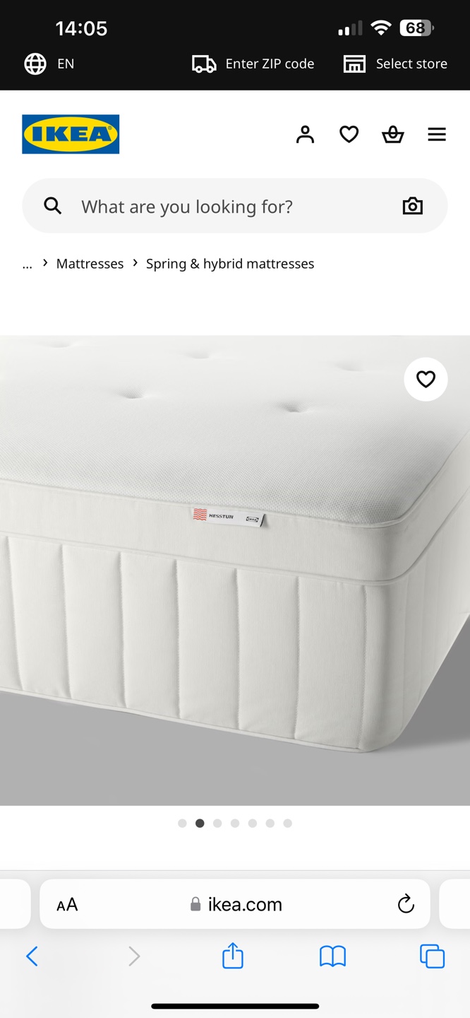 Queen size bed with mattress - photo 4